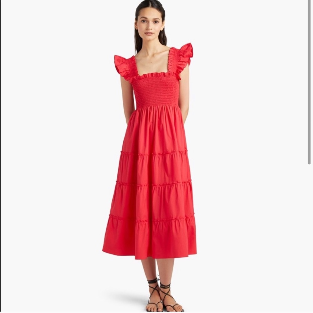 Hill House Home l Ellie Nap Dress, Raspberry Red S
